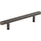 Jeffrey Alexander 96 mm Center-to-Center Brushed Pewter Square Dominique Cabinet Bar Pull 845-96BNBDL - alternate 1